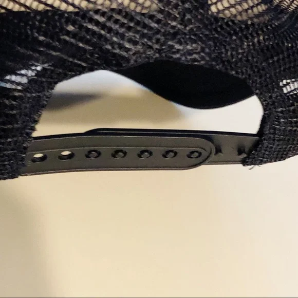 NWOT WATERMAN C4 Slate Blue Red Embroidered C4 Logo Snap Back Mesh Trucker Hat - Picture 8 of 13